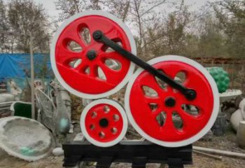 歐式齒輪雕塑廠家 抽象擺件 創意不銹鋼齒輪雕塑制作廠