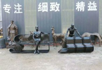街頭坐椅雕塑廠家 大型別墅區擺件 仿古不銹鋼坐椅雕塑廠