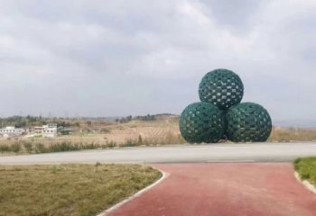 中式花椒雕塑廠家 鏤空創(chuàng)意小品 現(xiàn)代不銹鋼花椒雕塑廠