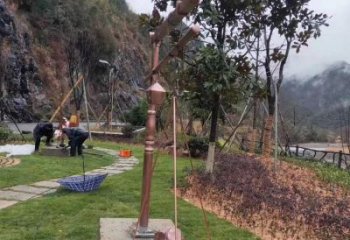 街頭利劍雕塑廠家 大型別墅區擺件 制作不銹鋼利劍雕塑廠