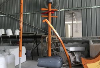 廣場二胡雕塑廠家 音樂公園小品 大型二胡雕塑廠