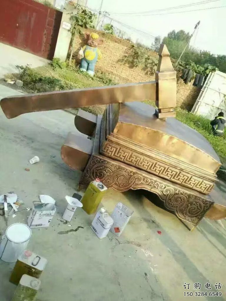 仿古錘子雕塑廠家 公園小品 房地產(chǎn)不銹鋼錘子雕塑廠