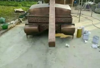 中式錘子雕塑廠家 抽象小品 戶外不銹鋼錘子雕塑廠