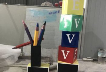 公園鉛筆雕塑廠家 戶外擺件 黨建不銹鋼鉛筆雕塑廠