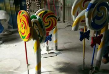 商業(yè)街糖果雕塑廠家 歐式公園擺件 廣場不銹鋼糖果雕塑加工廠