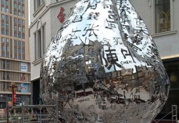 房地產百家姓雕塑廠家 鏤空擺件 鍛造不銹鋼百家姓雕塑廠