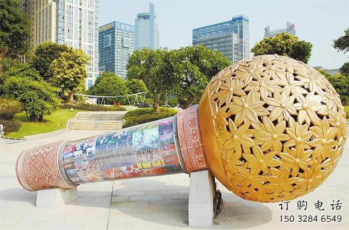 廣場麥克風雕塑廠家 現代小品 異形不銹鋼麥克風雕塑廠