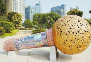 廣場麥克風雕塑廠家 現(xiàn)代小品 異形不銹鋼麥克風雕塑廠