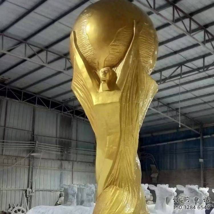 抽象獎杯雕塑廠家 創意小品 現代不銹鋼獎杯雕塑定做