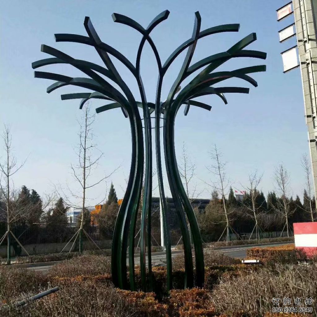 中式花傘雕塑廠家 鏤空創意小品 游樂場不銹鋼花傘雕塑廠