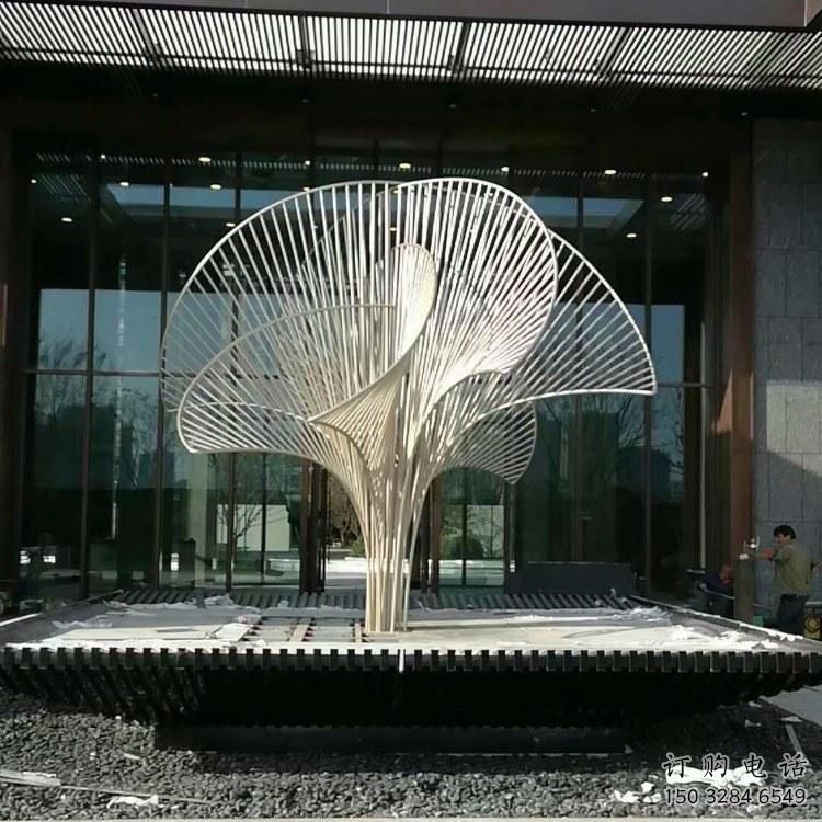 大型商場花傘雕塑廠家 仿真擺件 拉絲不銹鋼花傘雕塑廠