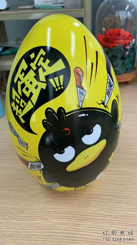 彩繪不倒翁雕塑廠家 抽象公園擺件 街頭不銹鋼不倒翁雕塑廠