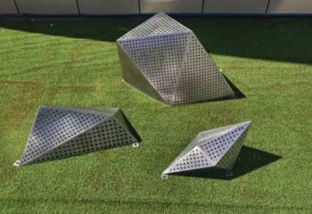 鏤空景觀石雕塑廠家 園林小品 住宅小區不銹鋼景觀石雕塑定做