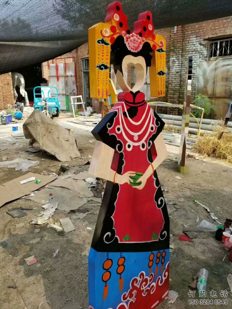 仿古皮影雕塑廠家 現(xiàn)代小品 房地產(chǎn)皮影雕塑廠制作