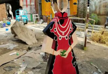 仿古皮影雕塑廠家 現(xiàn)代小品 房地產(chǎn)皮影雕塑廠制作