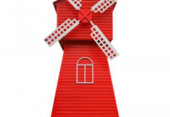 廣場(chǎng)大風(fēng)車雕塑廠家 創(chuàng)意小品 彩繪大風(fēng)車雕塑廠