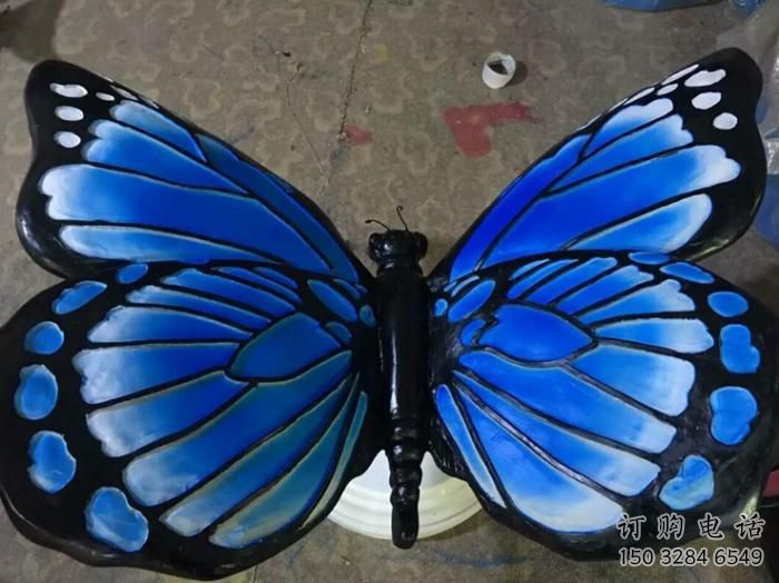 抽象蝴蝶結雕塑廠家 烤漆公園抽象小品擺件