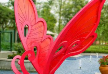 廣場蝴蝶結(jié)雕塑廠家 公園現(xiàn)代小品擺件