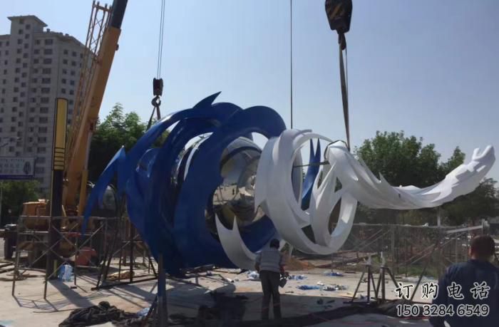 大型龍卷風雕塑廠家 鍛造小品 異形不銹鋼龍卷風雕塑廠