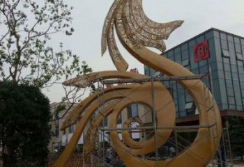 拉絲龍卷風(fēng)雕塑廠家 鏤空創(chuàng)意擺件 別墅區(qū)不銹鋼龍卷風(fēng)雕塑廠