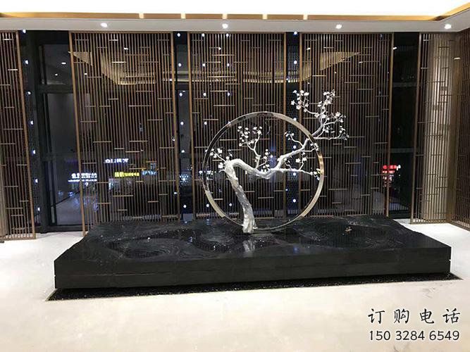 創意梅花雕塑廠家 現代歐式小品 公園不銹鋼梅花雕塑廠