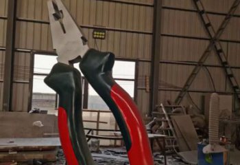 戶外剪刀雕塑廠家 噴漆小品  現代不銹鋼剪刀雕塑廠