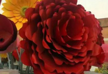 廣場太陽花雕塑廠家 烤漆小品 戶外不銹鋼太陽花雕塑廠