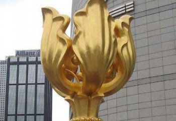 鍍金花瓣雕塑廠家 鑄造擺件 現(xiàn)代不銹鋼花瓣雕塑廠