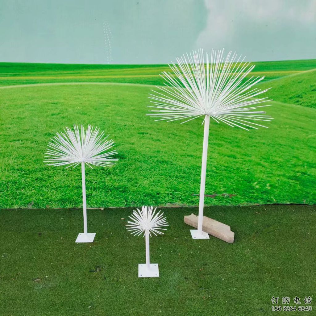 廣場蒲公英雕塑廠家 抽象小品  大型不銹鋼蒲公英雕塑廠