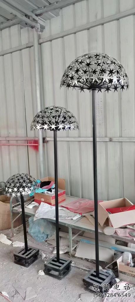 公園蒲公英雕塑廠家 戶外擺件 大型不銹鋼蒲公英雕塑定制