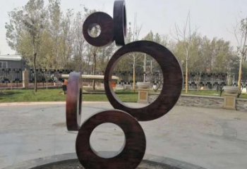 仿古樂符雕塑廠家 草地小品 房地產不銹鋼樂符雕塑廠