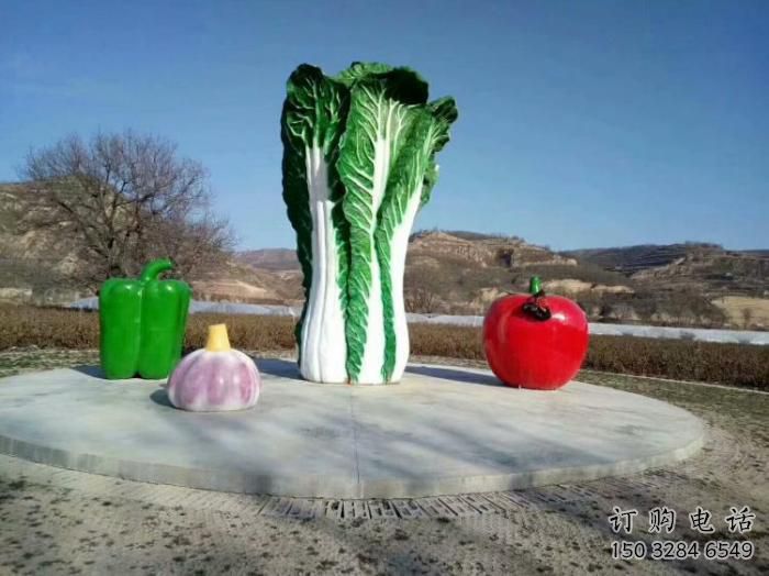 戶外大白菜雕塑廠家 噴漆小品 創(chuàng)意不銹鋼大白菜雕塑價(jià)格