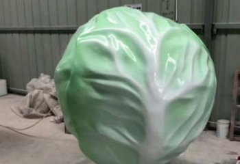 園林大白菜雕塑廠家 烤漆小品 中式不銹鋼大白菜雕塑廠