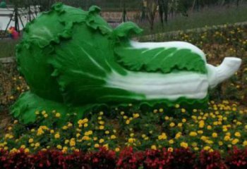 仿真大白菜雕塑廠家 現(xiàn)代擺件 大型不銹鋼大白菜雕塑價格