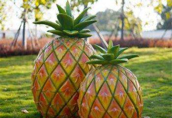 大型菠蘿雕塑廠家 公園小品 戶外菠蘿雕塑加工廠