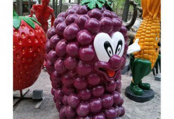 仿古葡萄雕塑廠家 草地小品 房地產(chǎn)葡萄雕塑廠
