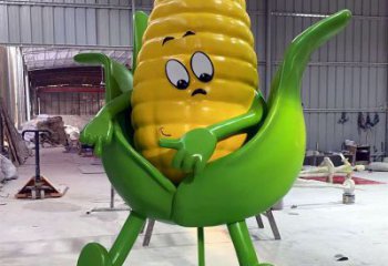 烤漆玉米雕塑廠家 仿真公園小品 大型玉米雕塑報價