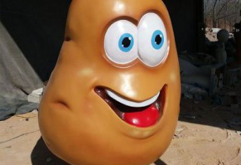 彩繪土豆雕塑廠家 公園擺件 街頭土豆雕塑廠