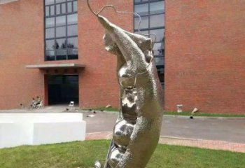 現代豆角雕塑廠家 大型別墅區擺件 制作不銹鋼豆角雕塑