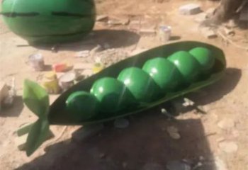 異形豆角雕塑廠家 現代公園小品 廣場豆角雕塑擺件