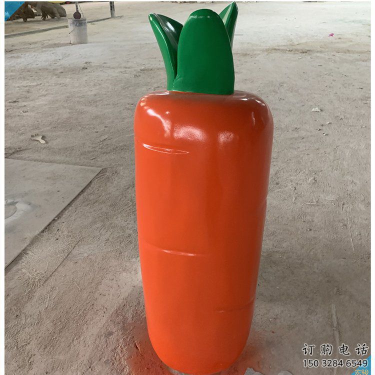 大型胡蘿卜雕塑廠家 彩繪小品 草地胡蘿卜雕塑價格