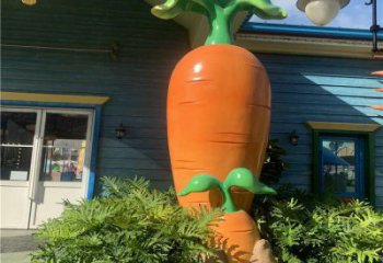 創意胡蘿卜雕塑廠家 仿真小品 公園胡蘿卜雕塑廠