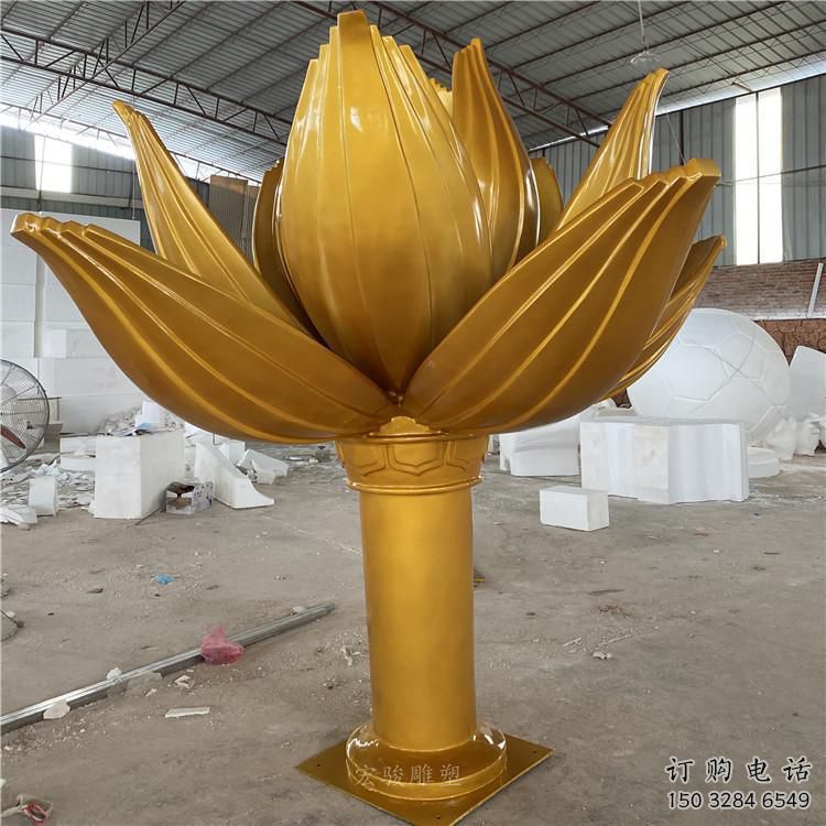 噴漆紫荊花雕塑廠家 中式小品 大型不銹鋼紫荊花雕塑廠