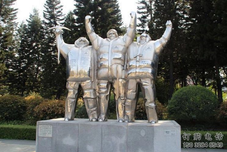 大型工人雕塑廠家 鍛造小品 戶外不銹鋼工人雕塑價格