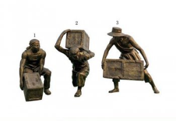 仿古工人雕塑廠家 草地小品 房地產(chǎn)工人雕塑廠