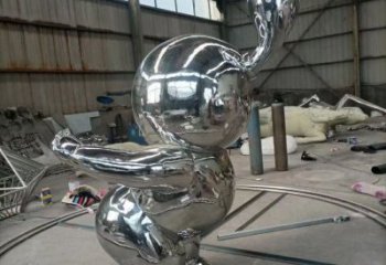 抽象小孩雕塑廠家 創意擺件小品  大型不銹鋼小孩雕塑報價