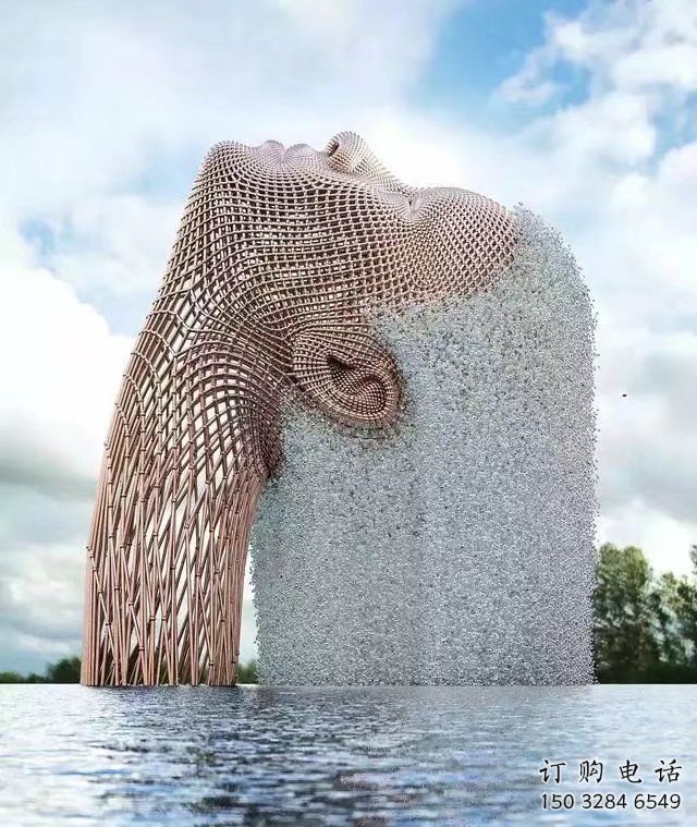 大型少女雕塑廠家 鍛造小品 抽象不銹鋼少女雕塑廠