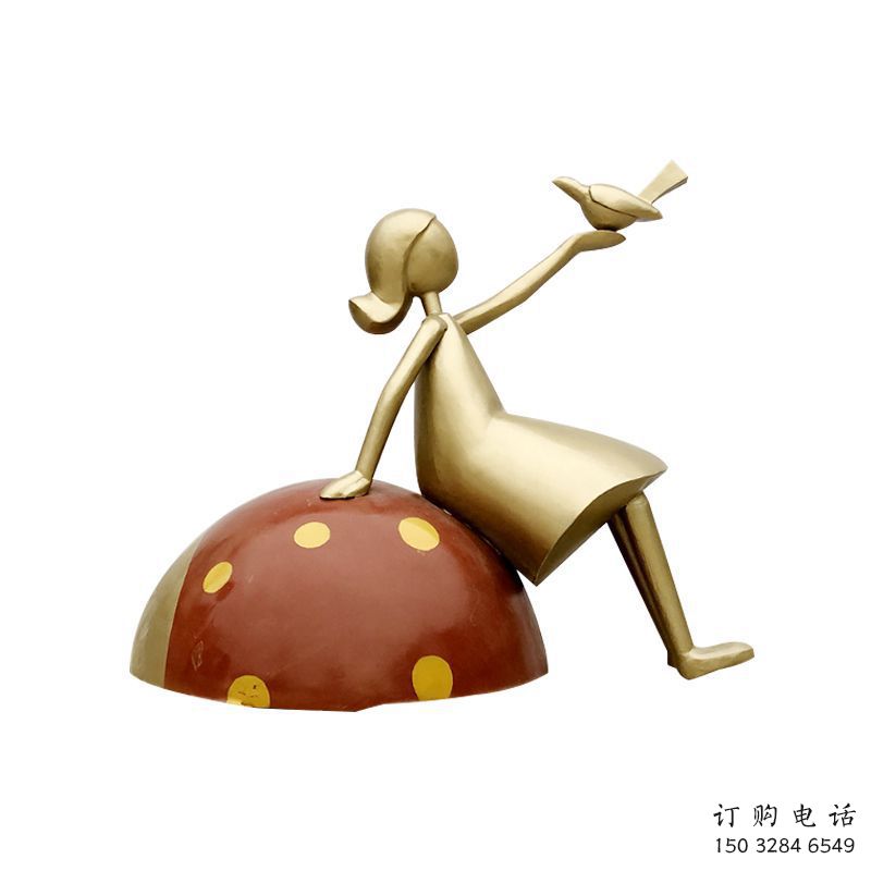 異形天使雕塑廠家 現代校園小品 不銹鋼戶外天使雕塑價格