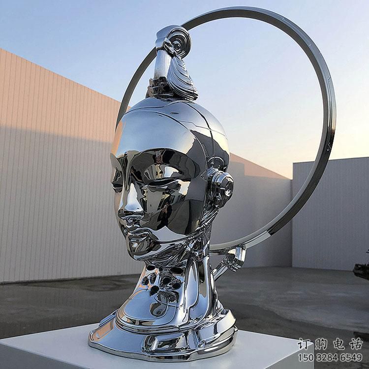 現(xiàn)代肖像雕塑廠家 別墅區(qū)擺件  大型不銹鋼肖像雕塑價格