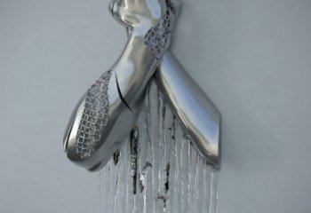 鏡面人臉雕塑廠家 大型擺件  戶外不銹鋼人臉雕塑廠